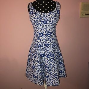 Betsey Johnson Blue Floral Dress